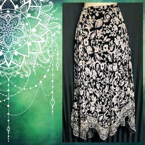 Charter Club Size 14 Knee Length Silk Skirt